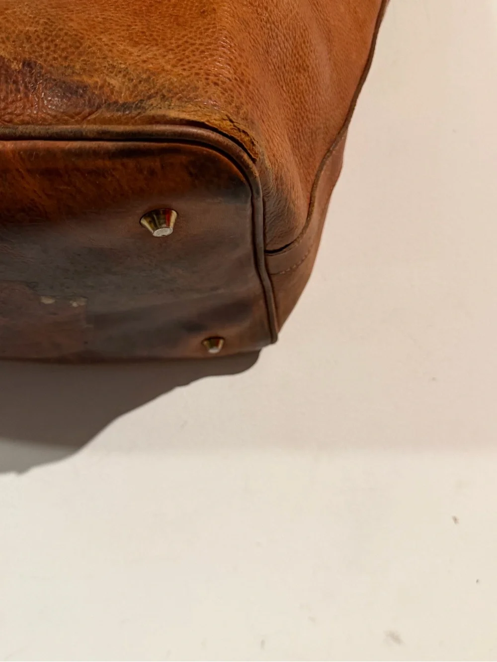 Tangaroa Leather Weekender Bag - Brown